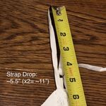 White Crochet Embroidered Front Lace Up Back Dress Size undefined Photo 10