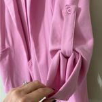 White Birch  women's size small pink women's blazer roll tab sleeves lightweight Photo 2