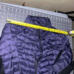 Stylish Women's Purple and Black Puffer Jacket Size XL Photo 2