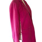 Eudon Choi Collective Oversized Pink Linen Open Blazer w/ Side Cutouts | EUC | 0 Photo 5