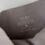 Set Active  x OUAI Limited Edition Taupe One Shoulder Rib Sports Bra Small Photo 3