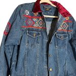 Shaver lake Vintage Embroidered Bohemian Denim
Jean Jacket size XL Photo 2