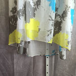 Investments  II White Floral Hi Low Knee Length Skirt Plus Size 16W NWT Photo 2