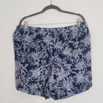 Briggs Navy Floral Linen Pull Photo 5