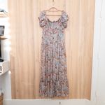 ASTR The Label Womens Roseline Maxi Dress XL Blue Pink Floral Cottage Romantic Photo 6