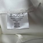 Bossa Byblos White Gold Button Halter Neck Dress Sz. M White Size M Photo 6