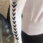 1. State  Cold Shoulder Turtleneck Light Pink Lace Up Sleeve Women's Size XXS Photo 4