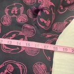Disney ‎ Women's Size Medium Black and Pink mickey logo Hoodie full zip Photo 3