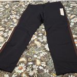 A New Day New Black Pants with Brown Stripes Photo 1