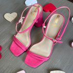 Sam Edelman Kit Slingback Hot Pink Block Heel Sandal Photo 0