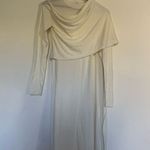 NWOT Aya Muse White Long Sleeve scarf Dress Photo 0