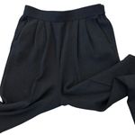 St. John Basics Santana Knit Pleated Front Pants Pull On Pockets Black Size 6 Photo 4