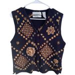 Vintage Womens Outfit Sweater Vest Shorts Northern Isles 90s Small SP Academia Blue Size undefined Photo 1