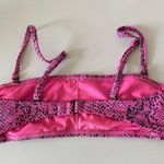Xhilaration Bikini Top Pink Snake Print Photo 1