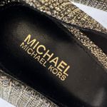 Michael Kors  Dorothy Flex Stiletto Pump Dark Gold Glitter Shimmer Women's Size 8 Photo 4