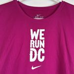 Nike  Dri-Fit We Run DC Magenta Shirt Size Small EUC #5523 Photo 1