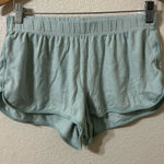 LAKE Pima Cotton Pajama Shorts in Blue & White Stripes Photo 0