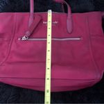Kate Spade  Chelsea medium tote hand bag purse pockets wine burgundy Photo 5