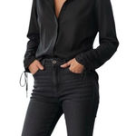 DKNY  Jeans Women Long Sleeve Blouse Top Button Down Shirt Small Photo 0