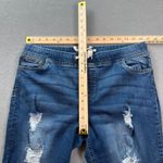 Celebrity Pink Womens Jogger Jeans M Distressed Denim Elastic Waist Drawstring Photo 2