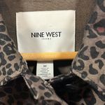 Nine West Cheetah print denim jacket Photo 1