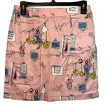 Willi Smith  Y2K Pink Paris Skirt Photo 1