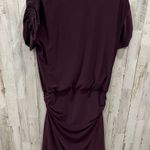 Lauren Ralph Lauren Purple Boat Neck Slinky Dress Lined Fitted Size 6 Photo 4