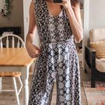 Nicole Miller Snake Print Jumpsuit  Photo 0