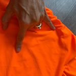 SheIn Neon Orange Halter Mini Dress Bodycon Ruched Bright Party Medium Photo 10