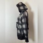 Burton ‎ Plaid Hoodie Womens  Full Zip Dryride Ski Snow Jacket Ladies Size Small Photo 2