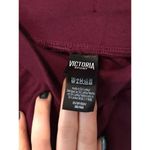 Victoria's Secret Victoria Sport Burgundy Jogger Sweatpants Lounge Drawstring Athletic Logo XS Photo 3