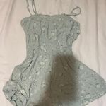 Abercrombie & Fitch Green Floral Romper  Photo 0