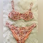 Target Rhode x Whimsical Floral Pink Underwire Bikini Swimsuit Swim women XL new Photo 1