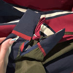 Mello Day Bold Striped Open Front Blouse- Size Small Photo 4