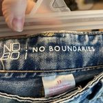 No Boundaries Nobo  Bleached Denim shorts Size 11 Juniors‎ Photo 2