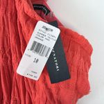 Natori NWT  Summer Texture Eyelet Dress Mandarin Orange Size 10 NEW $795 Photo 7