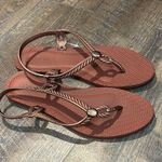Grendha Sandals Womens sz EUR 39/40|‎ 10 US Bronze Rubber Thong Sandals Brown Photo 0