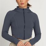 GOLD HINGE STORM ATHLETIC HOODIE JACKET NWT L Gray Size L Photo 6