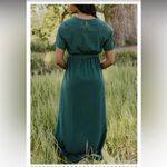One loved babe faux wrap dress Green Photo 2