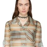 Fendi  Black Ribbon And Pearls Choker - Rare & HTF Photo 13