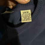 Classic Elements  Womens Crew Neck‎ Sweatshirt Blue Fall Barn Large Vintage NWT Photo 4