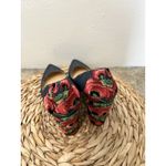 Jessica Simpson Western Denim Floral Pumps Size 6.5 Rose Platform Chunky Boho Photo 4