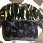 Sosken Studios Gota Faux Fur Coat Multicolor Jacket Oversized Mob Wife Aesthetic Photo 10