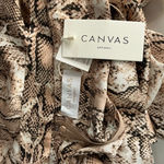 Bella Canvas  Tan Snake Print Pencil Skirt Photo 4