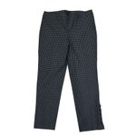 Talbots  Gray Houndstooth Chatham Ankle Pants 16‎ Plus Side Zip Cotton Blend Photo 1