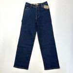 Levi's  26x27 Ribcage Riveted High Waist Ankle Straight Leg Jeans Dark Wa… Photo 8