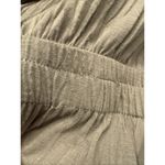 Vince Scoop Neck Pleated Midi Tank Dress in Moss Green Size Large Lagenlook Photo 9