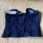 Meshki NWT  TULLY STRAPLESS DENIM TOP Photo 3