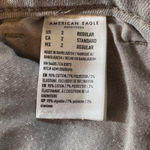 American Eagle  Women's‎ Gray High Waisted Mom Jeans Stretch Size 2 Regular Photo 6