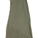 Madewell Olive Green Midi Tank Dress Slit Extra Extra Small Sleeveless Photo 0
